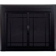 Dyna-Glo Pleasant Hearth Easton Fireplace Glass Door Black 37-1/2inL x 33inH EA-5011
